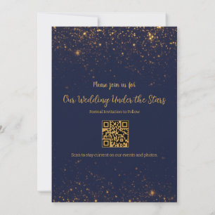 Convite de Salve o Dia para Casamento sob as Estre