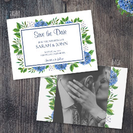 Convite de Save the Date de Foto em Aquarela de Ho