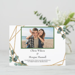 Convite de Save The Date de Fotografia Moderna com