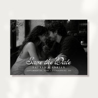 Convite de Save the Date de Paisagem de Foto Moder