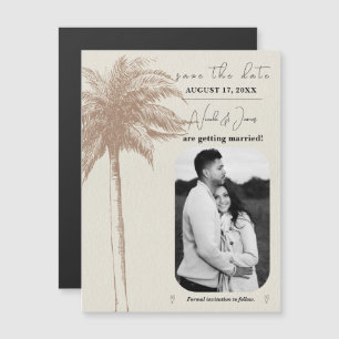 Convite de Save The Date de Praia de Palmeira Marr