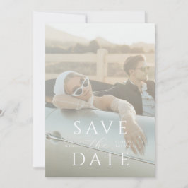 Convite de Save the Date Minimalista Moderna