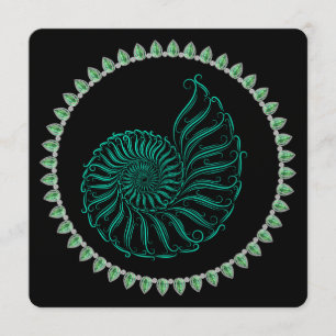 Convite de Seashell de Praia - SRF