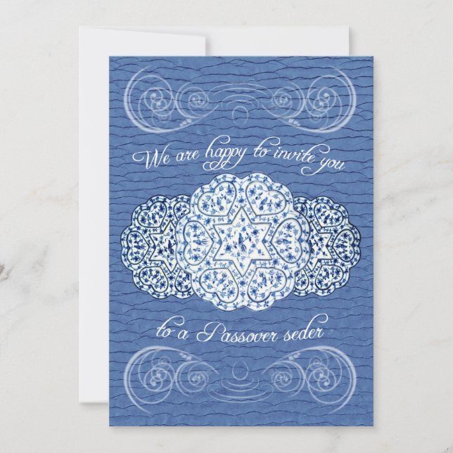 Convite de Seder do Passover (Frente)