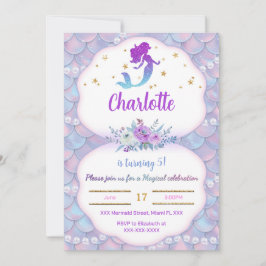 Convite de sereia sob o mar