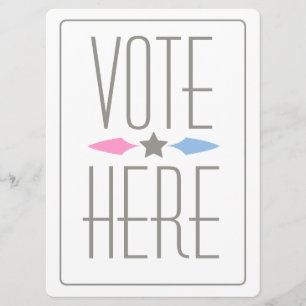 CONVITE DE SINAL DE VOTAÇÃO REVELADA DO GÊNERO