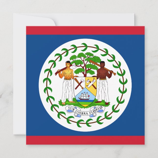 Convite de Sinalizador de Belize (Frente)
