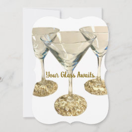 Convite de Stemware do Mar