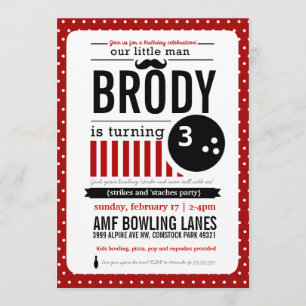 Convite de Strikes e 'Staches