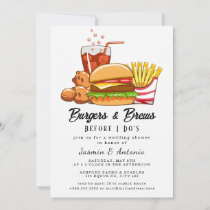 Convite de Suco e Hambúrgueres