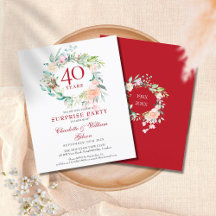 Convite de Surpresa para Festa de Aniversário de 4