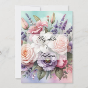 Convite de texto de caligrafia minimalista