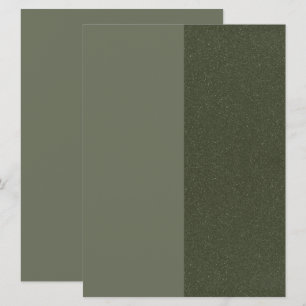 Convite de Textura Dividida em Musgo Verde Persona