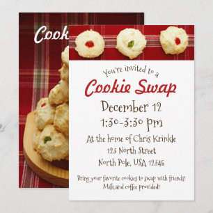 Convite de Thumbprints de Xadrez Vermelho para Tro