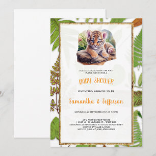 CONVITE DE TIGER BABYSHOWER