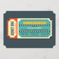 Convite de Tíquete de Filme