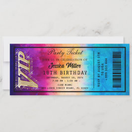 Convite de Tíquete de ouro