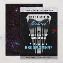 Convite de Traje de Noivo para se Aprontar