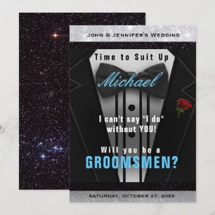 Convite de Traje de Noivo para se Aprontar