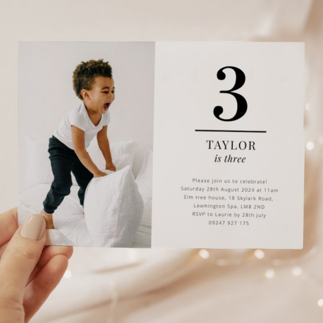 Convite de Três Fotos de Paisagem (Criador carregado)