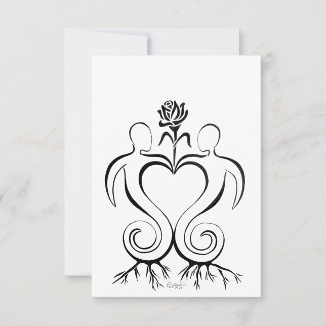 Convite de União do Alma Gêmea (Frente)