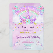 Convite de Unicórnio