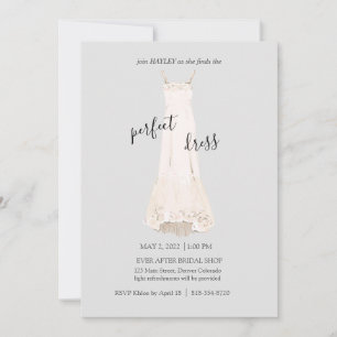 Convite de Vestido de Noiva