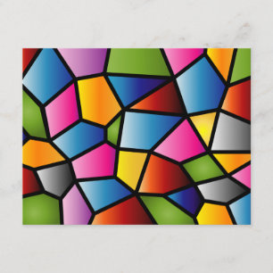 Convite De Vidro Abstrato