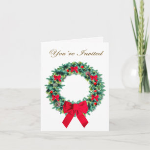 Convite de Wreath Decorado
