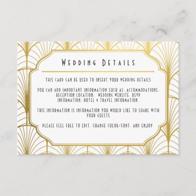 Convite Decadência de Arte de Ouro (Frente)