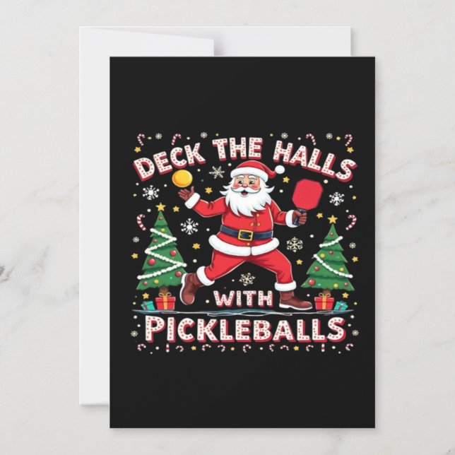 Convite Decore Os Corredores Com Pickleballs  (Frente)