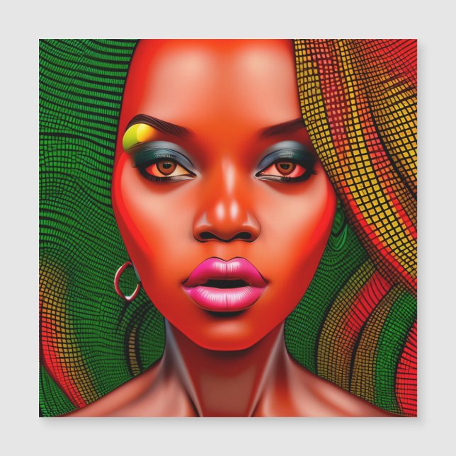 Convite Deixe sua luz brilhar mulheres cristãs negras (Frente)