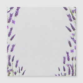 Convite Desenho de moldura de flor de lavanda em aquarela