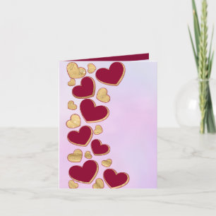 Convite Dia de os namorados romântico   Borgonha e Dourado