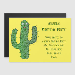 Convite Dia do Cactus Feliz Morto