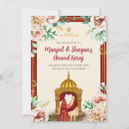 Convite digital Anand Karaj convida sikhs