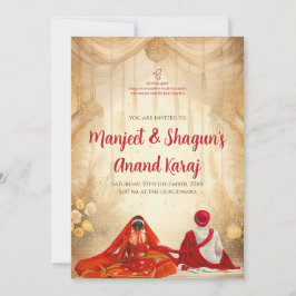 Convite Digital Anand Karaj convida sikhs