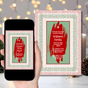 Convite Digital de Férias de Natal Retroativo
