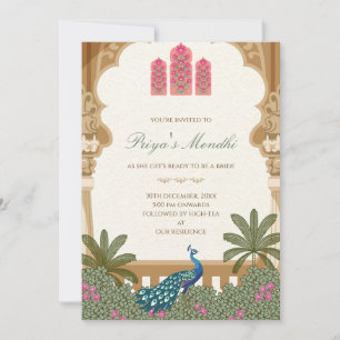 Convite Digital Mehndi convite Mehendi