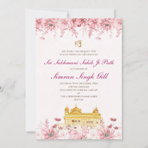 Convite digital para Sri Sukhmani Sahib Path