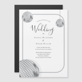 Convite Disco Retro Wedding