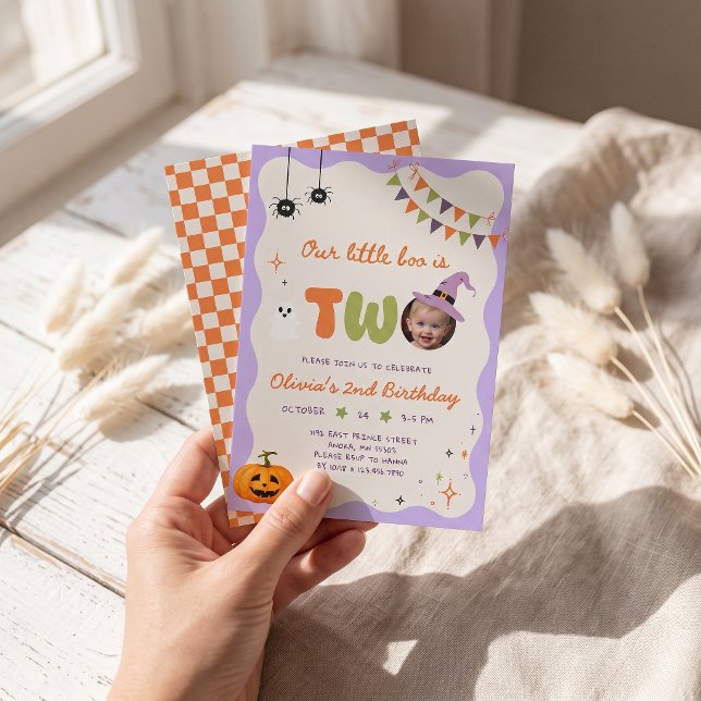 Convite Divertido de Aniversário de Halloween (Criador carregado)