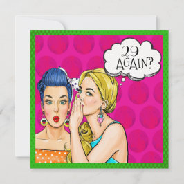 Convite Divertido de Pop Art