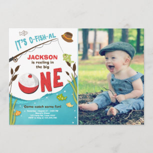 convite do aniversário da pesca do o-peixe-al