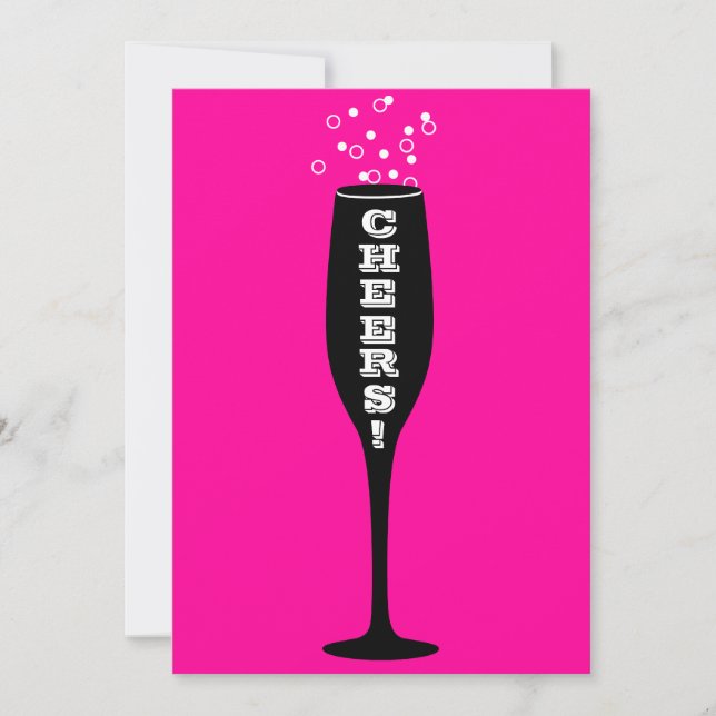 Convite do aniversário de 21 anos - elogios de (Frente)