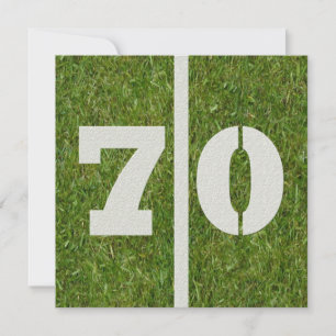 convite do aniversário do 70