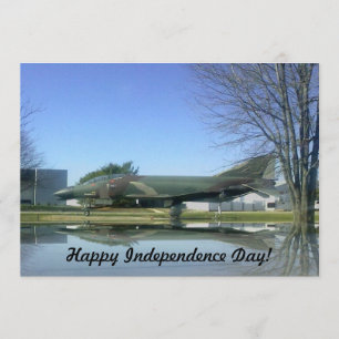 Convite do avião de combate (F4-Phantom)