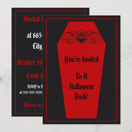 Convite do caixão do bastão