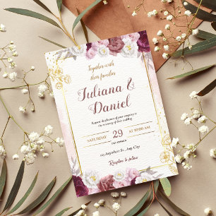 convite do cartão de casamento - digital do cartão