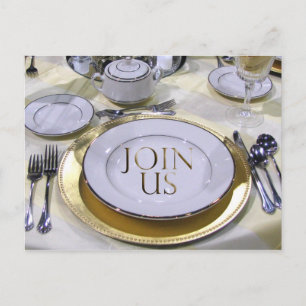 Convite do cartão do evento especial